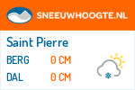 Sneeuwhoogte Saint Pierre